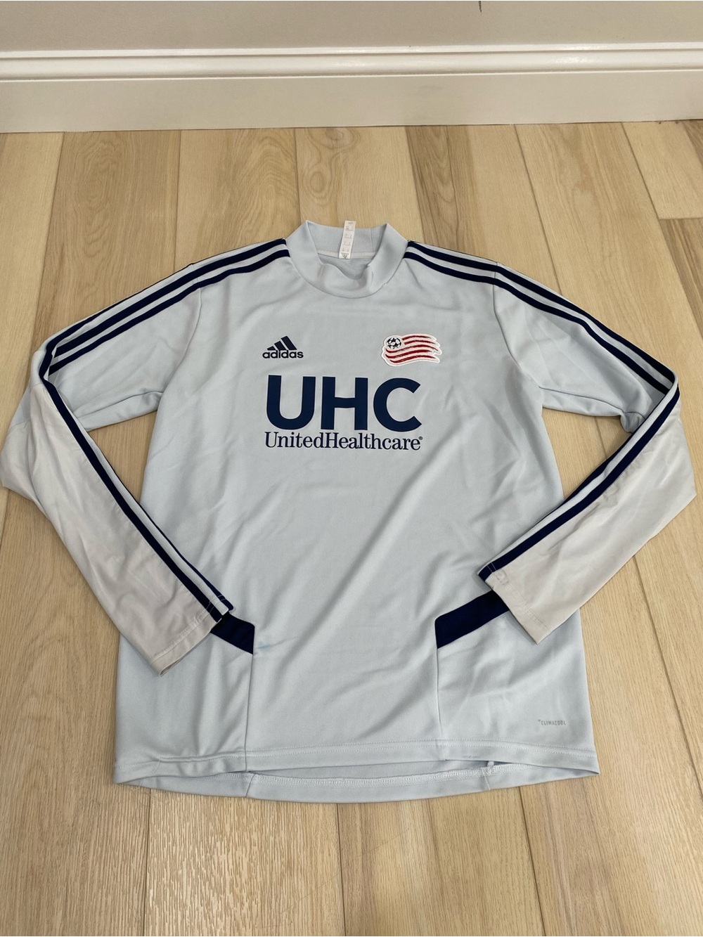 Adidas New England Revolution Soccer Long Sleeve Jersey 2019 Size Medium